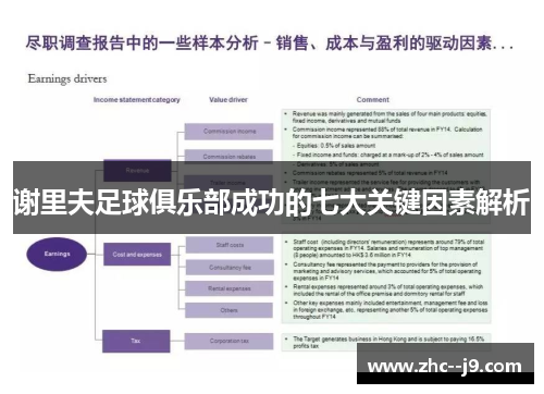 谢里夫足球俱乐部成功的七大关键因素解析
